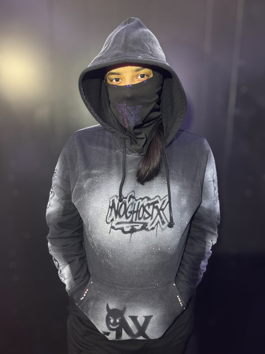 Abrigo NoghostX – Edición Urbana Shadow Fade 🥷🏼