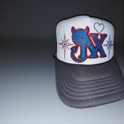 NX hat 💙❤️🖤🤍