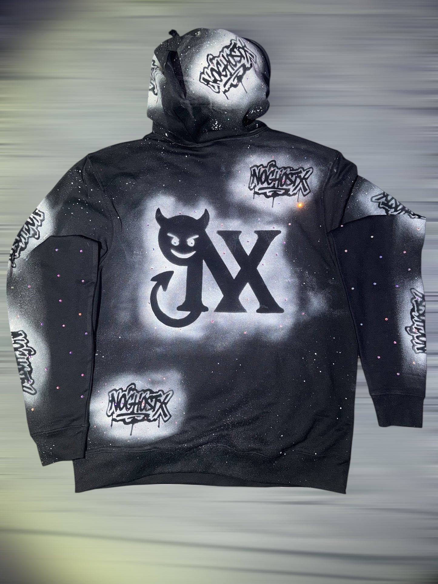 Abrigo NoghostX – Edición Urbana Shadow Fade 🥷🏼