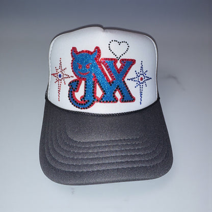 NX hat 💙❤️🖤🤍