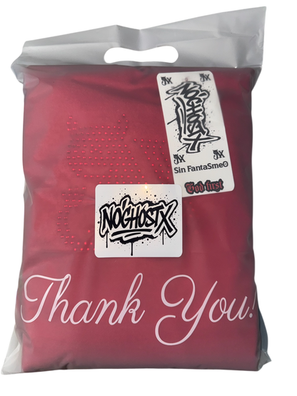 NoghostX “Devil Red Crystal Hoodie” – Edición Limitada