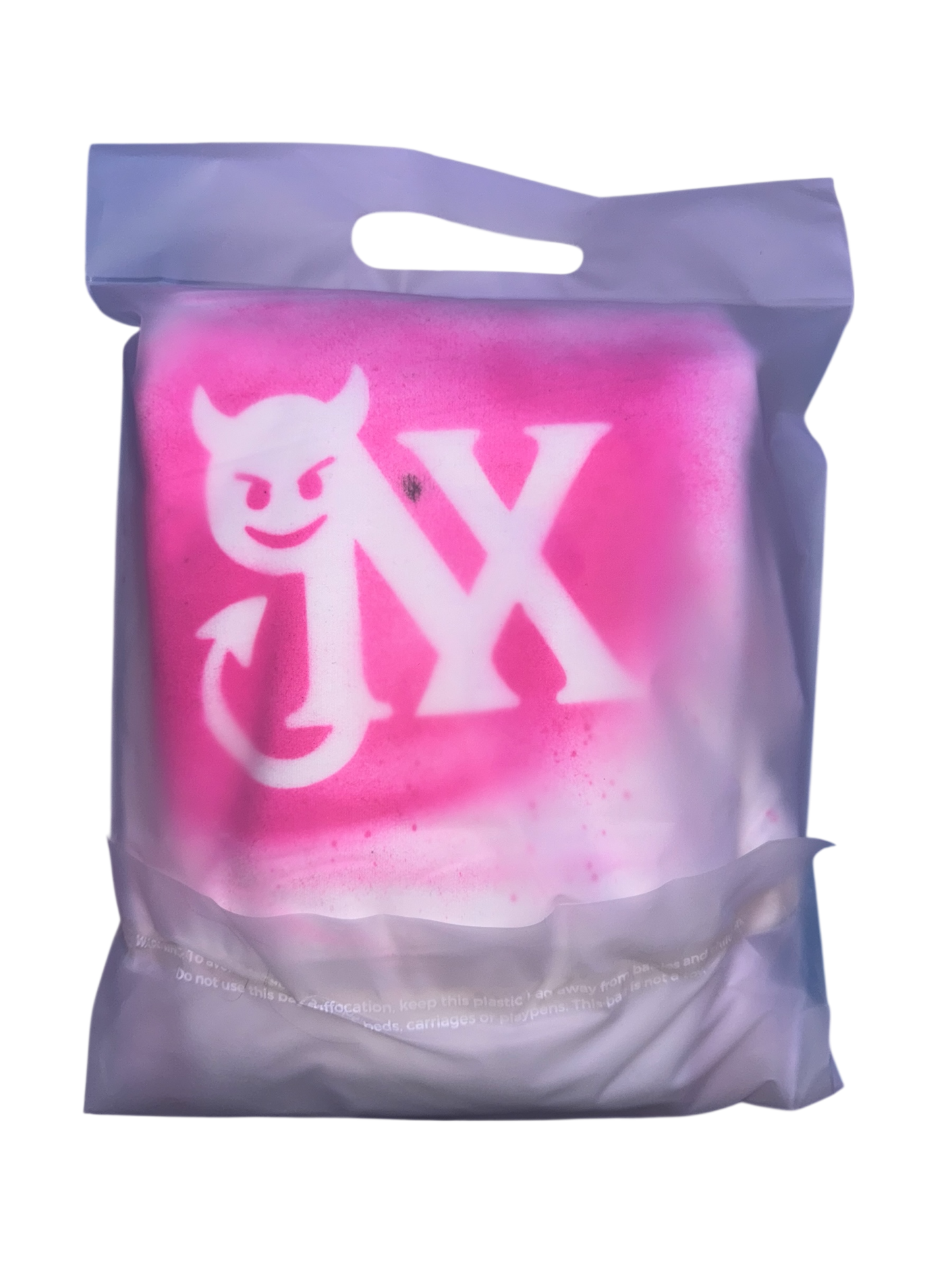 Hoodie NoghostX® — Edición Airbrush Pink Devil (Unisex)