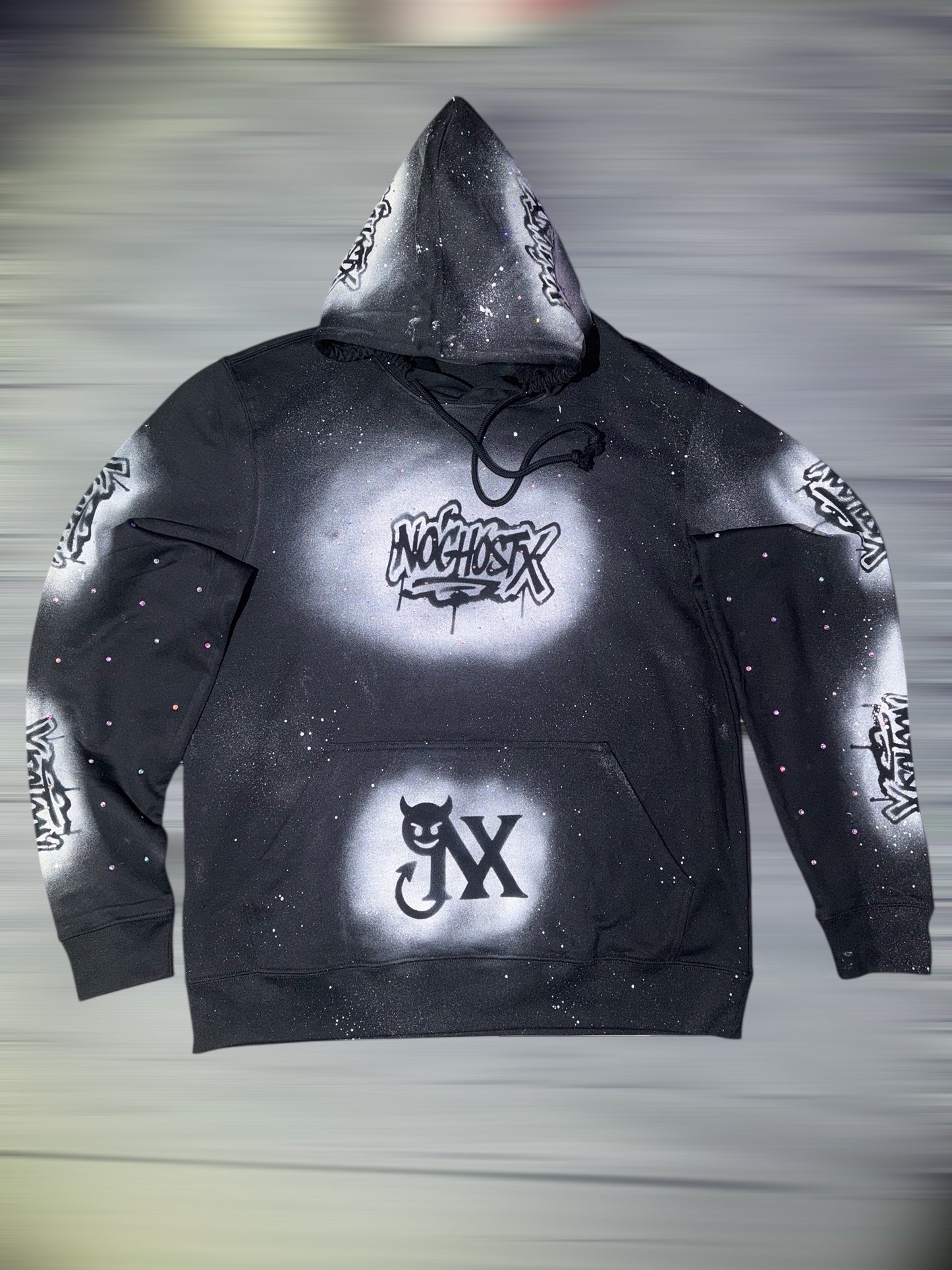 Abrigo NoghostX – Edición Urbana Shadow Fade 🥷🏼